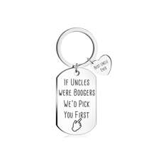 有趣的叔叔鑰匙扣,男士生日禮物,不銹鋼鑰匙扣,姪女送給叔叔的禮物,叔叔父親節禮物,最佳叔叔禮物,姪子姪女最棒的叔叔禮物,叔叔誕生日禮物鑰匙扣,魅力吊飾鑰匙扣。 - 銀色 - 查看 4