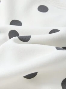 Young Girl Plush Long Sleeve Sweatshirt, Cartoon Panda Zipper Bag, Pullover Round Neck Sweatshirt - White - View 9