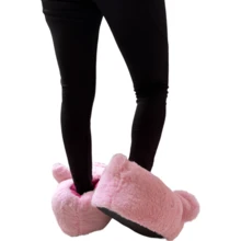 Pantuflas Para Mujer Talla Extra Grande 26/28cm Personajes - Rosa - Ver 8