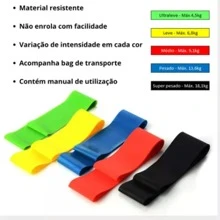 Kit 5 Faixa Elástica Super Mini Band Para Treino Exercícios