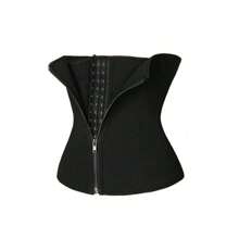 1件装女士运动束腰带，女士束腰带，女士塑身腰带，腹部及腰部塑形紧身胸衣，束腰带，腹部及腰部塑形带，腹部支撑带，腹部束带，运动桑拿腰带，健身腰带，腹部训练工具，运动服，塑形内衣，腹部及腰部训练带，压缩束腰带，女士腹部控制带，瑜伽跑步束腰带，送朋友的礼物，适合运动健身和日常使用 - 黑色 - 查看 5