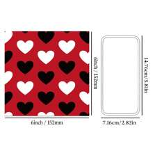 24入組情人節彩色背景相簿紙,假日裝飾diy分類材料紙,手帳紙各種圖案,組織紙,紙剪,單面手帳,6*6英寸 - 彩色 - 查看 2