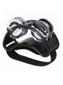 1入組鼓伴奏樂器踏板鈴鼓,卡津和orff樂器腳鈴鼓,鼓組伴奏腳鈴鼓,打擊樂配件 - 黑色 - 查看 7