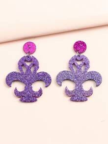 1 đôi Hình học Lễ hội Dangle Hoa tai Đối với phụ nữ - Nhiều màu - Xem 3