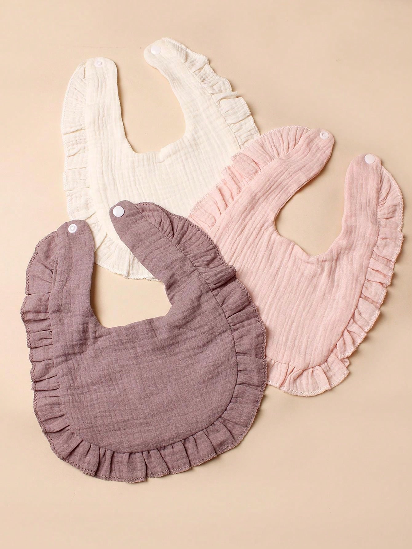 8pcs Candy Colored Baby Bibs SHEIN USA