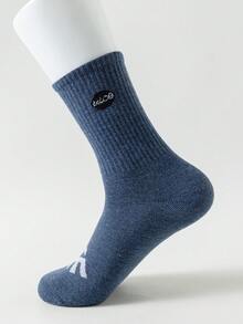 1/5 Pairs Set Solid Nice Brand Men Short Socks (Random Mixed) - Multicolor - View 5