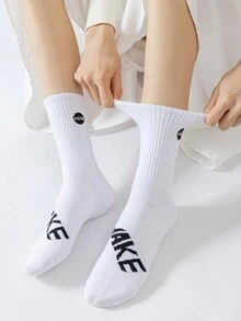 1/5 Pairs Set Solid Nice Brand Men Short Socks (Random Mixed) - Multicolor - View 3