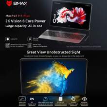 Bmax I11 Plus 2024平板Unisoc T606 8核心8G（8G擴展）+ 256GB Rom，10.36英寸IPS 2000x1200屏幕5MP前置鏡頭13MP後置鏡頭，Type-C平板雙4G LTE GPS BT 5.0，18W Type-C快速充電，7500mAh，Android 13 - 無電源轉接器 - 查看 3