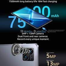 Bmax I11 Plus 2024平板Unisoc T606 8核心8G（8G擴展）+ 256GB Rom，10.36英寸IPS 2000x1200屏幕5MP前置鏡頭13MP後置鏡頭，Type-C平板雙4G LTE GPS BT 5.0，18W Type-C快速充電，7500mAh，Android 13 - 無電源轉接器 - 查看 7