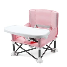 Silla Periquera Para Bebe Alimentacion Portatil Plegable - Rosa - Ver 1
