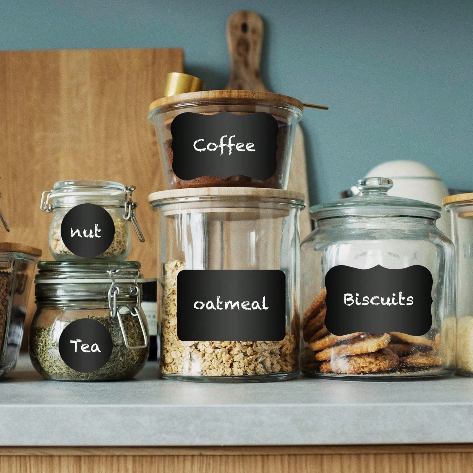 Chalkboard Labels Stickers Bulk 114 Reusable Chalk Labels With