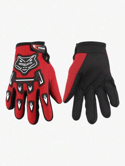 1 par de guantes para niños para deportes al aire libre, pesca, montañismo, bicicleta, antideslizantes y transpirables