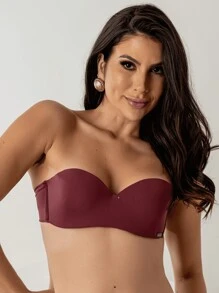 Women Bras & Bralettes - Màu Đỏ Sâu - Xem 4