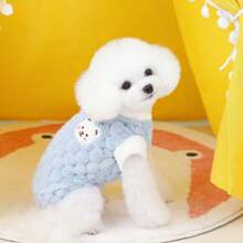Pet Clothes, Dog Autumn/Winter Outfits, Teddy/Cat Thick Vest Jacket, Small Dog Clothes, Wholesale