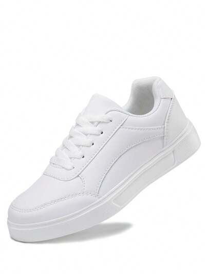 New Women's Casual Sneakers, Sneakers, Large Size Women's Shoes, White Shoes Skate
