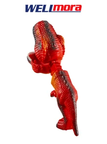 DINOSAURIO MORDELÓN DE JUGUETE PARA NIÑOS CON RESORTE - MECANISMO SEGURO Y FÁCIL DE MANEJAR JUGUETE MANIPULATIVO PARA EDADES +3 RUGE DE ALEGRÍA CON TU REGALO PREHISTÓRICO - Rojo - Ver 4