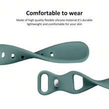 Compatível com Pulseira do Apple Watch 38mm 40mm 41mm 42mm 44mm 45mm 46mm 49mm, Compatível com Apple Watch Series Ultra/Ultra 2 10/9/8/7/6/5/4/3/2/1 SE, Pulseira Esportiva de Silicone Estreita e Ultrafina de Substituição para Mulheres