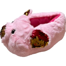 Pantuflas Para Mujer Talla Extra Grande 26/28cm Personajes - Rosa - Ver 4