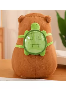 33 厘米/13 英寸可爱水豚毛绒玩具仿真水豚动漫毛绒玩具娃娃填充动物柔软娃娃毛绒玩具适合儿童生日派对用品圣诞装饰圣诞礼物家居装饰 S, 可爱毛绒玩具, 挤压柔软, 礼物, 儿童圣诞礼物, 水豚, 玩具, 圣诞节, 玩具毛绒, 生日装饰, 毛绒玩具