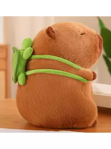 33 厘米/13 英寸可爱水豚毛绒玩具仿真水豚动漫毛绒玩具娃娃填充动物柔软娃娃毛绒玩具适合儿童生日派对用品圣诞装饰圣诞礼物家居装饰 S, 可爱毛绒玩具, 挤压柔软, 礼物, 儿童圣诞礼物, 水豚, 玩具, 圣诞节, 玩具毛绒, 生日装饰, 毛绒玩具