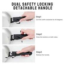 16 Piece Stainless Steel Cookware Set, Kitchen Removable Handle Stackable Pots And Pans Set, Frying Pans Saucepans With Lid, Stay-Cool Handles For All Stoves, Dishwasher/Oven Safe Camping Space Saving - Multicolor - View 2