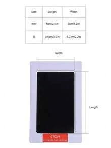 1pc Ink Pet Footprint Footprint Printing Oil Dog Paw Printing Non wash Printing Oil Printing Mud One Year Anniversary Printing Oil Photo Frame Pet Tombstone Monument Pet Seal Imprint - Black - View 2