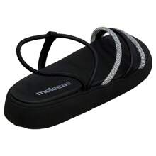 Women Flat Sandals - màu đen - Xem 5