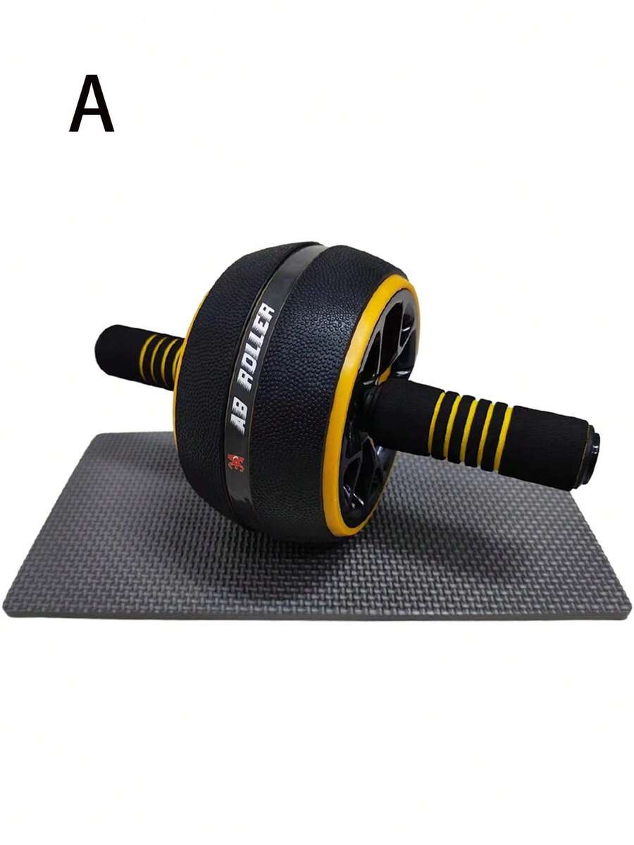 2pcs/4pcs Roller Wheel Set - Ab Roller Wheel & Resistance Band With Knee Pad - Core Strength Training Equipment For Home Gym - Abs Exercise - A - View 1