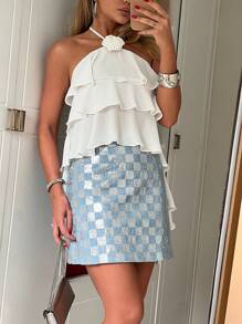 Women Skirts - Rửa trung bình - Xem 1