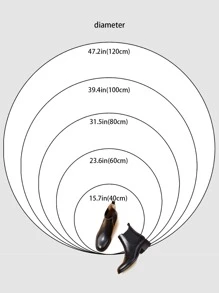 1pc 1.4-Inch Pile Length Round Carpet, Solid White Long Plush Coral Fleece Rug, 100% Polyester PV Plush Sponge Interlayer Living Room Non-Slip Decorative Carpet ,Room Decor - White - View 3