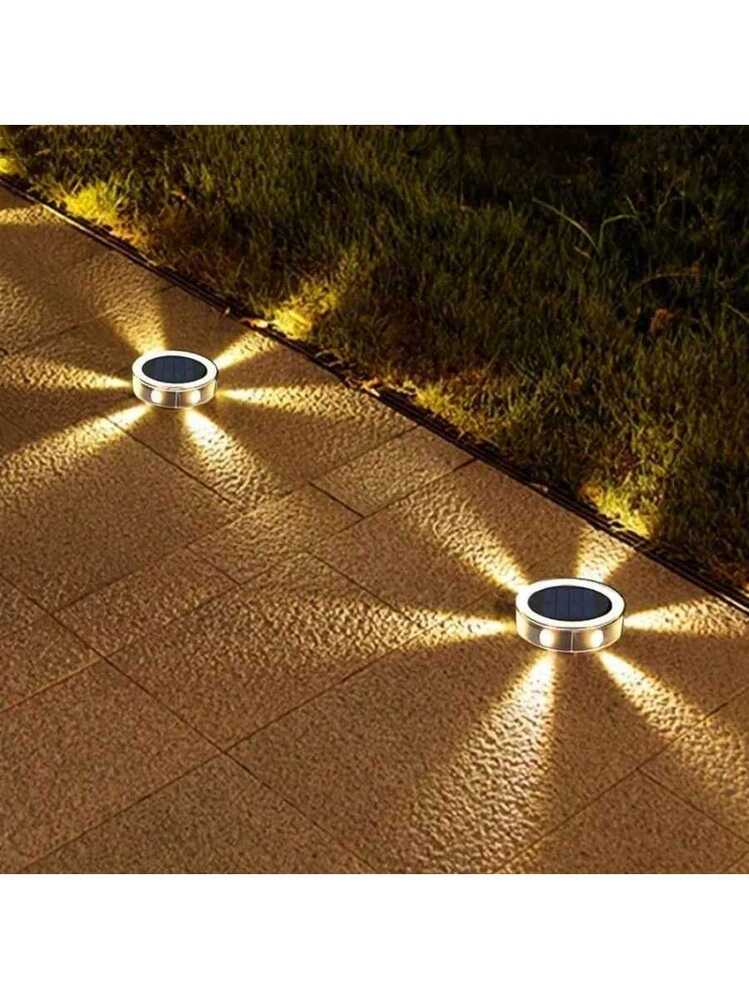 4Pezzi Lampade Solari da Esterno Giardino Colorate Decorative Colore Che Cambia Impermeabile la Luci Solari con a Forma di Diamante per Giardino da NORDSD