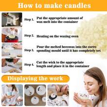 453g蜂蠟顆粒，100％天然純蠟，適用於蠟燭和肥皂製作