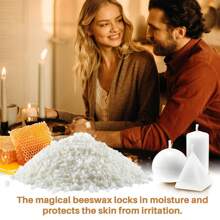 453g蜂蠟顆粒，100％天然純蠟，適用於蠟燭和肥皂製作