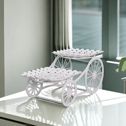 Birthday Party Decoration Dessert Table Display Stand Fruit Tray Living Room Coffee Table Household Snack Plate Candy Dish Empty Tray,Christmas