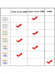 1入組男女豪華不鏽鋼錶帶，適用於Apple Watch系列Ultra 9 8 7 6 5 4 3 2 1 SE，時尚智能手錶金屬表帶，針對42mm、40mm、44mm、45mm、49mm、38mm、41mm的手錶 - 銀色 - 查看 6