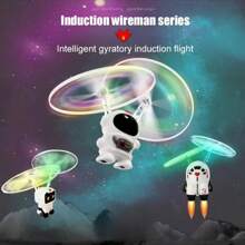 1入新創意戶外太空飛行員拼圖減壓玩具,帶著您的孩子進行超乎想像的led發光太空船之旅!萬聖節、聖誕節、感恩節的完美禮物 - 粉色 - 查看 4