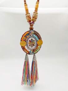 1 件多色珠項鍊 - 彩色 - 查看 1