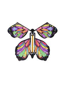 5 件裝飛蝴蝶書籤魔術玩具堵嘴道具 - 彩色 - 查看 4