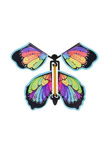 5 件裝飛蝴蝶書籤魔術玩具堵嘴道具 - 彩色 - 查看 6