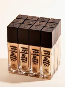ULTRAMO Base De Maquillaje Matte Cobertura Aterciopelada Antiporos Sin Sensación Grasa - #9 CARAMEL - Ver 7