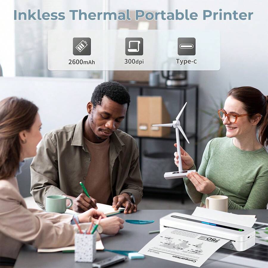 Phomemo phomemo m832 wireless portable printer upgraded bluetooth