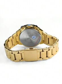 Reward Men's Stainless Steel Strap Sports Chronograph Quartz Watch - Gold - View 4