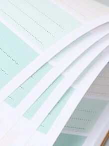 Bloco De Notas Encadernado Em Espiral Engrossado Com Capa Flip Para Planejamento Diário De Estudantes, Diário Simples De Memorandos