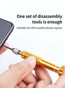 5 In 1 Mini Screwdriver Set, Screwdriver Bit Kit For Mobile Phone Repair, Suitable For Professional Precision Disassembly And Assembly Of Mobile Phones, Laptops And Computers. It Is A Small Multi-functional Manual Tool Set - Multicolor - View 11