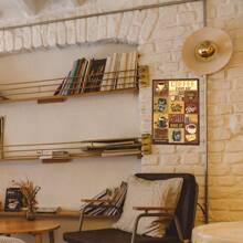 1pc Metal Tin Sign Coffee Retro Sign Aluminum Signs for Kitchen Home Office Bar Cafe Wall Decor 8x12 Inches - Multicolor - View 4