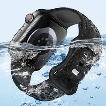 crested 花紋刻花錶帶，適用於Apple Watch 44mm、40mm、49mm、41mm、45mm、38mm、42mm手鍊系列8、9、7、6、3，Ultra 2 Se手環，黏土色 - 黏土 - 查看 5