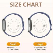 Sunflower Engraved Strap Compatible With Fitbit Versa 3/Fitbit Versa 4/Fitbit Sense/Fitbit Sense 2 Strap Women, Soft Sport Silicone Replacement Strap For Versa 3/Versa 4/Sense 2/Sense - Blue - View 5