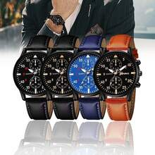 Fashion Gentleman Geneva Men's Metal Watch - Black - View 5