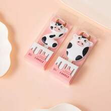 1根大號數字蠟燭,適用於1歲生日派對蛋糕裝飾 - 彩色 - 查看 6