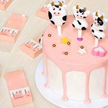 1根大號數字蠟燭,適用於1歲生日派對蛋糕裝飾 - 彩色 - 查看 5